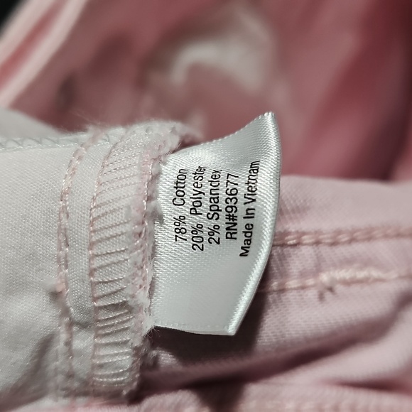 St. John's Bay Light Pink Skinny Ankle Jeans Size 4 NWT - Picture 5 of 6